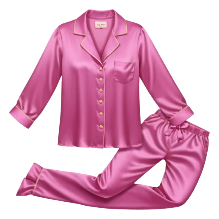 only a pink blouse and pants pijama without a girl sticker