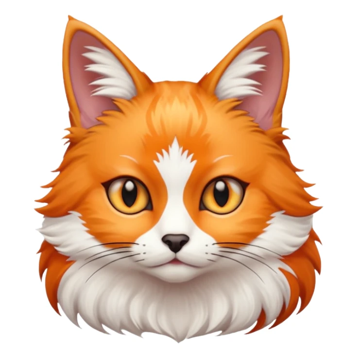 Cat with fox eyes cat with fox eyes sticker