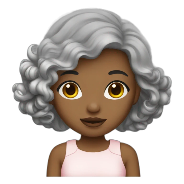 fashion girl sticker