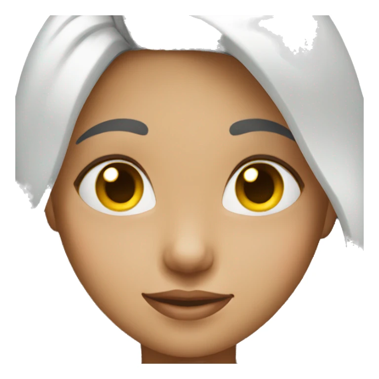 Girl with heart sticker