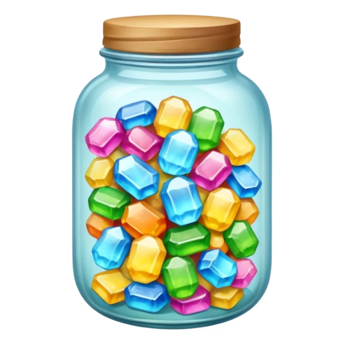 Jar full of sour sugar sticker