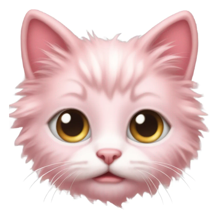 Pink kitty sticker