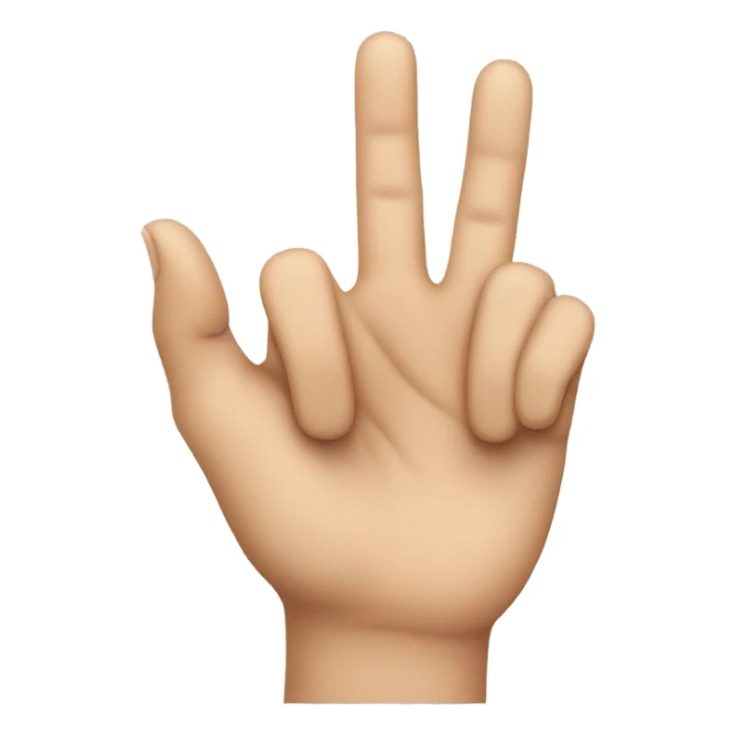 pointing, front of hand,  sticker