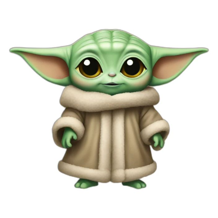 Baby Yoda Christmas sticker