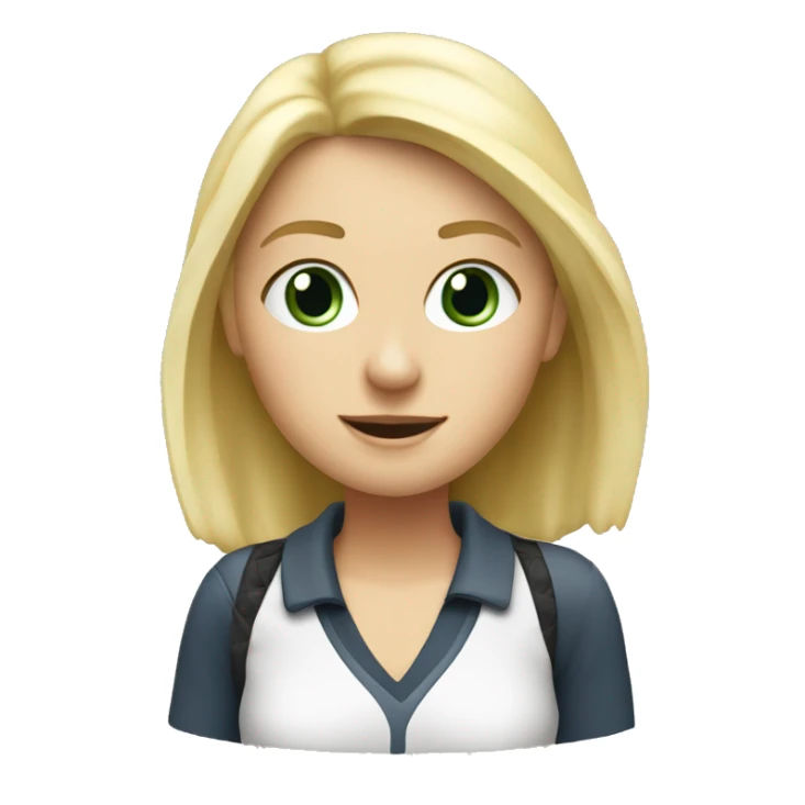 Blonde girl drivingWolkswagen golf  sticker