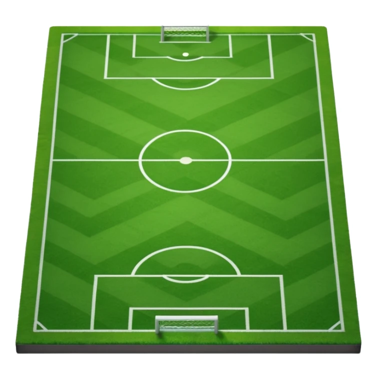 Campo fútbol  3D sticker