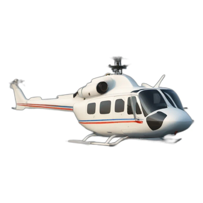 Un hélicoptère sur un bateau  sticker