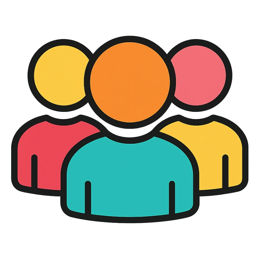 group of people sticker