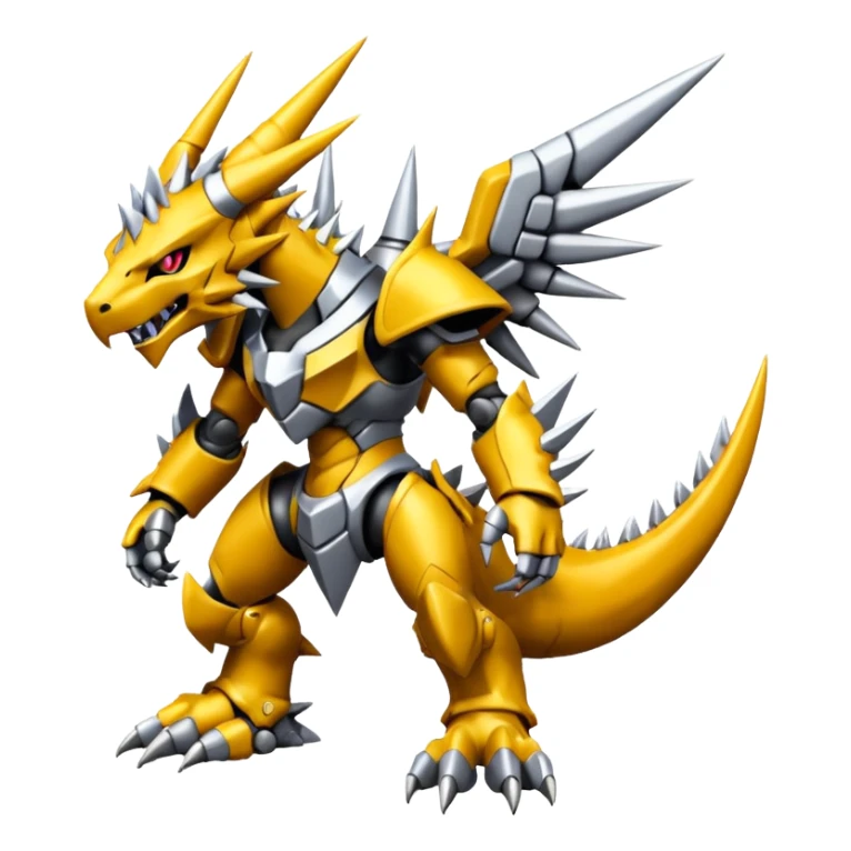 DoruGreymon-Wargreymon-Digimon, full body sticker