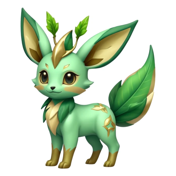 Shiny Exotic Sprigatito-Leafeon-Hybrid-Creature sticker