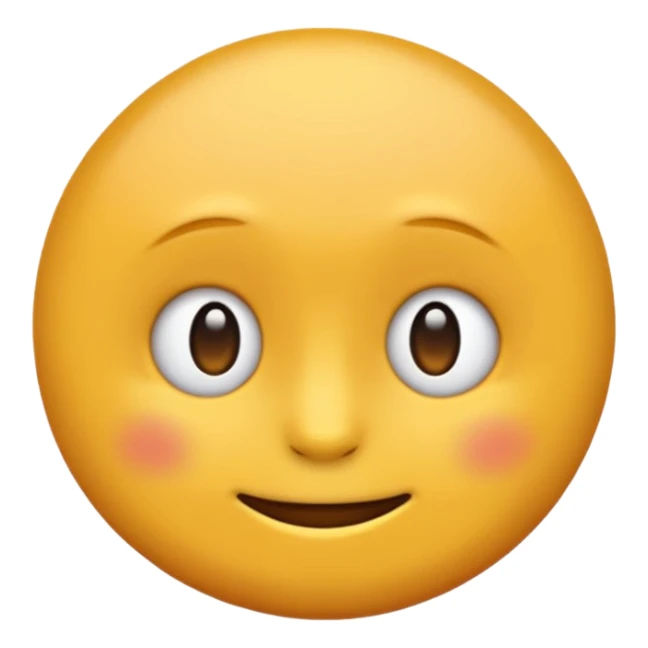 Emojis rond tout blanc qui na pas de visage sticker