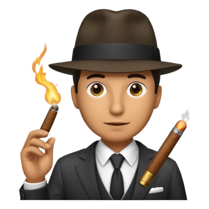 Mafia man sticker