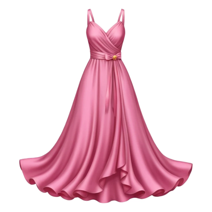 Pink dress sticker