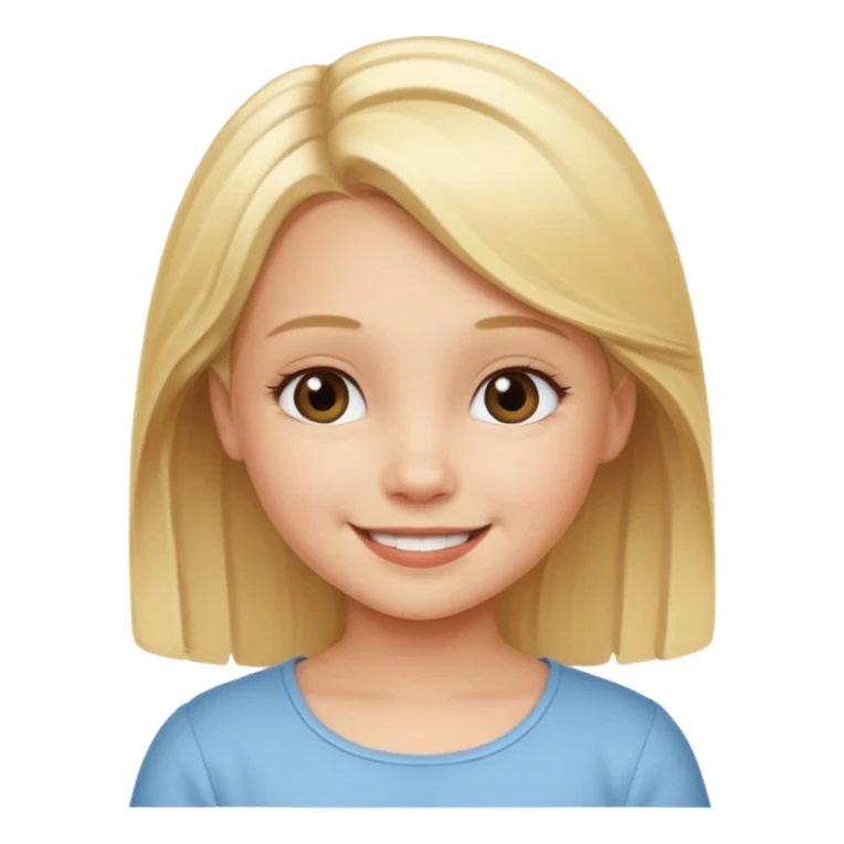 beautiful little girl sticker