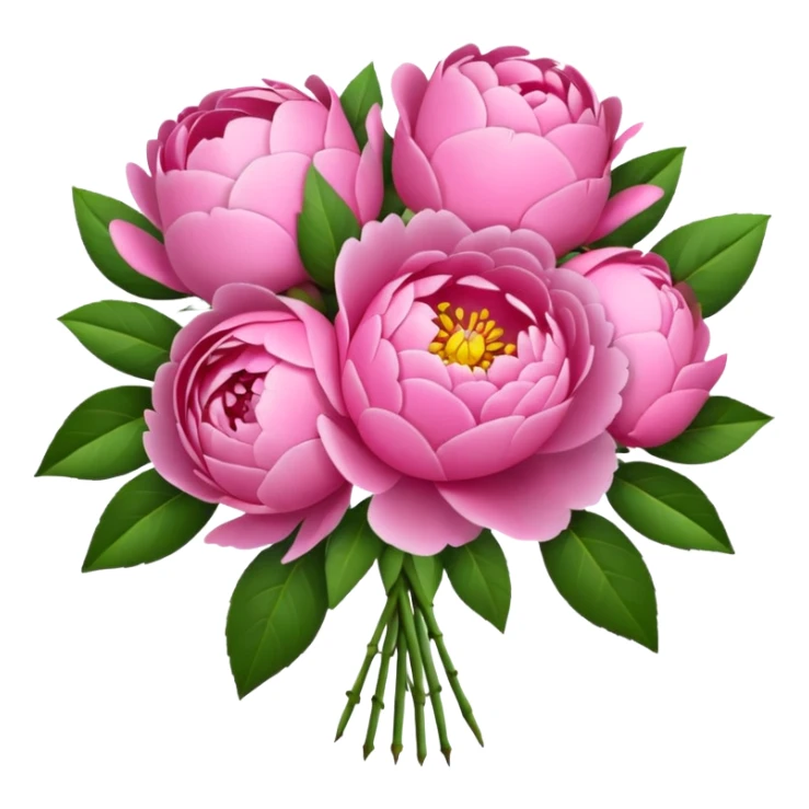 Pink Bouquet of flower sticker