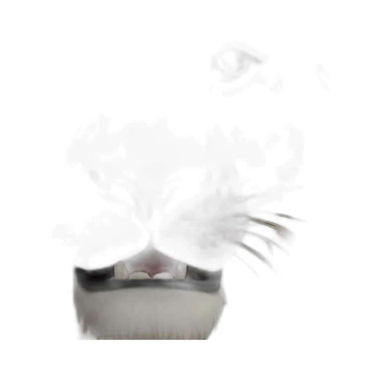 Un lion qui mange un serpent sticker