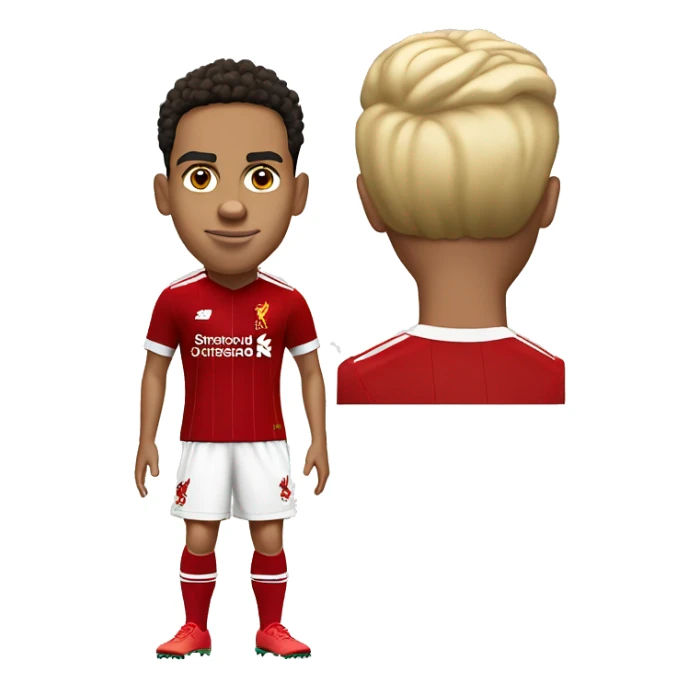 trent alexander arnold full body in a liverpool kit sticker