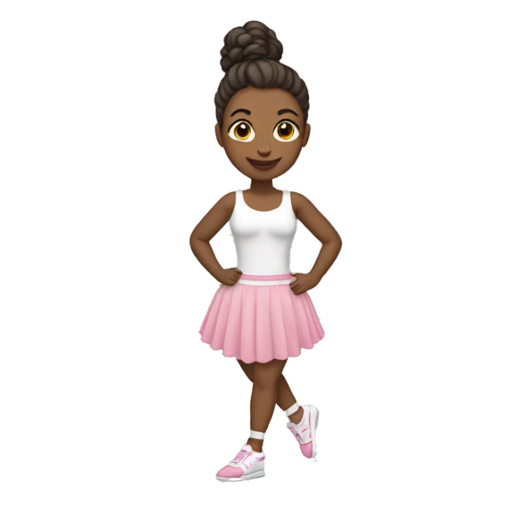 Bailarina de urbano con unos pantalones sticker