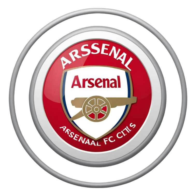 arsenal FC logo sticker