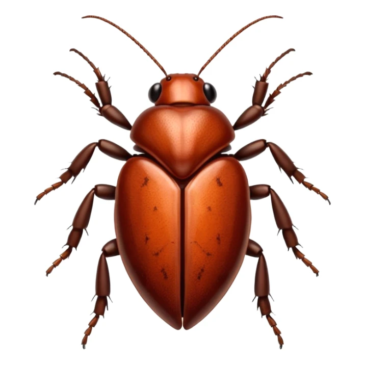 a heart themed around cockroaches  sticker