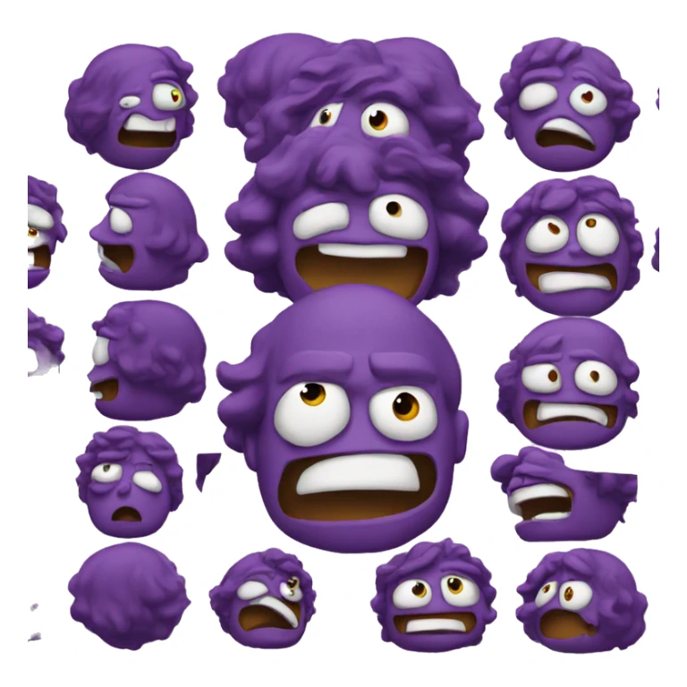 Grimace sticker