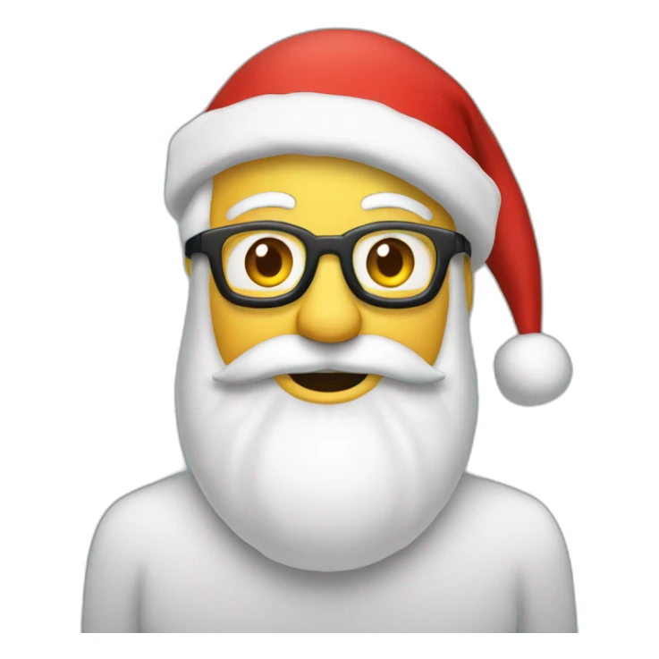 père noël qui porte un logo du site wiin.io sticker