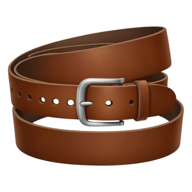 Belt for pant, brown colour ,one round only and look classic sticker
