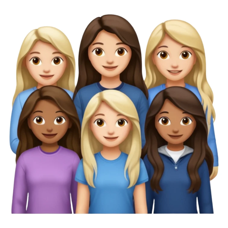 girls walking together (show them walking) sticker