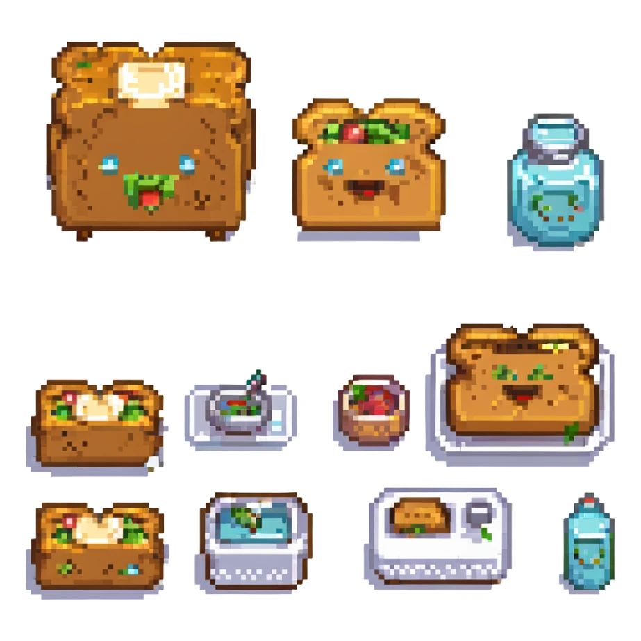 Overcooked toast  sticker