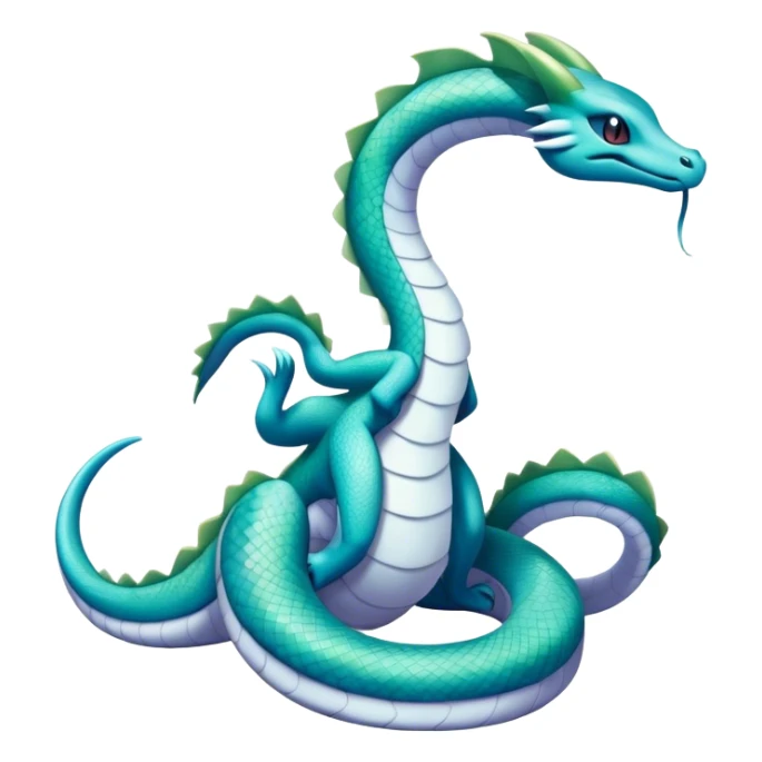 Seviper-Dragonair-Dratini-hybrid, full body, no legs sticker