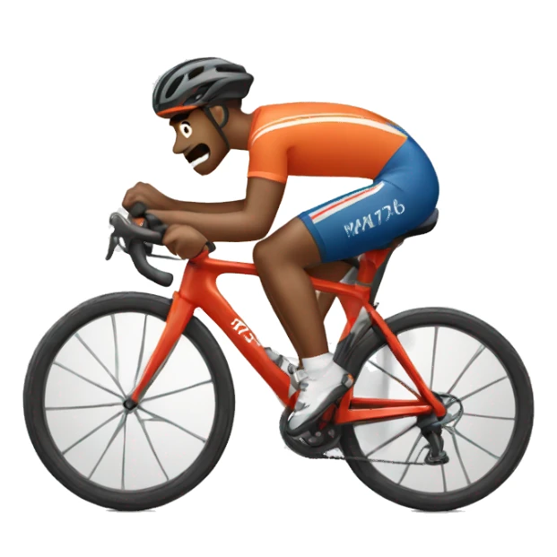 road bicycling sportsmen sticker