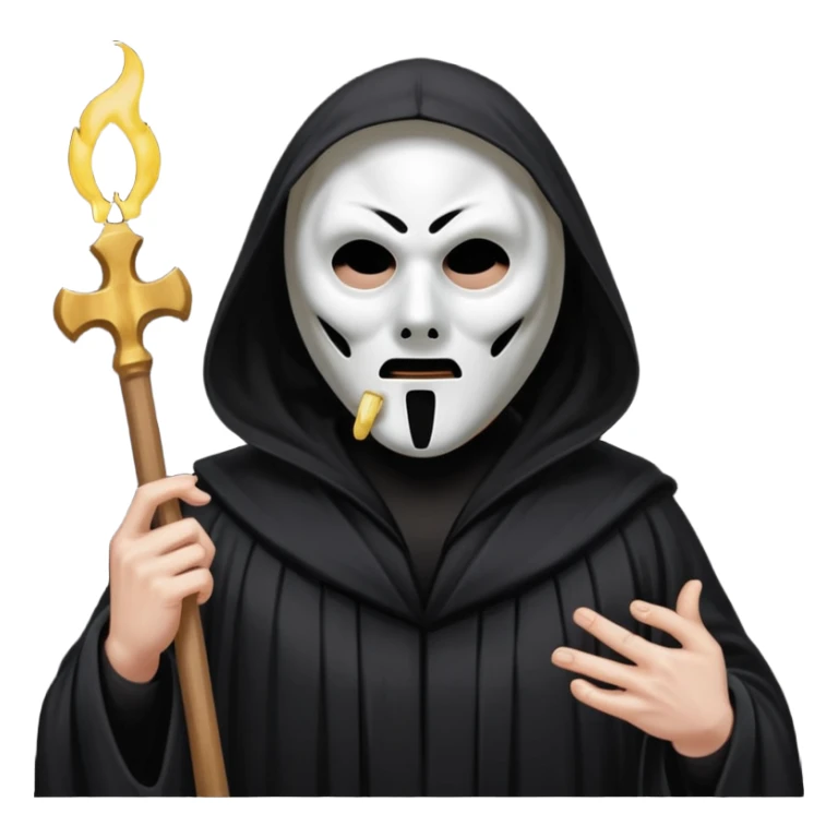 Ghostface from the Scream movie sticker