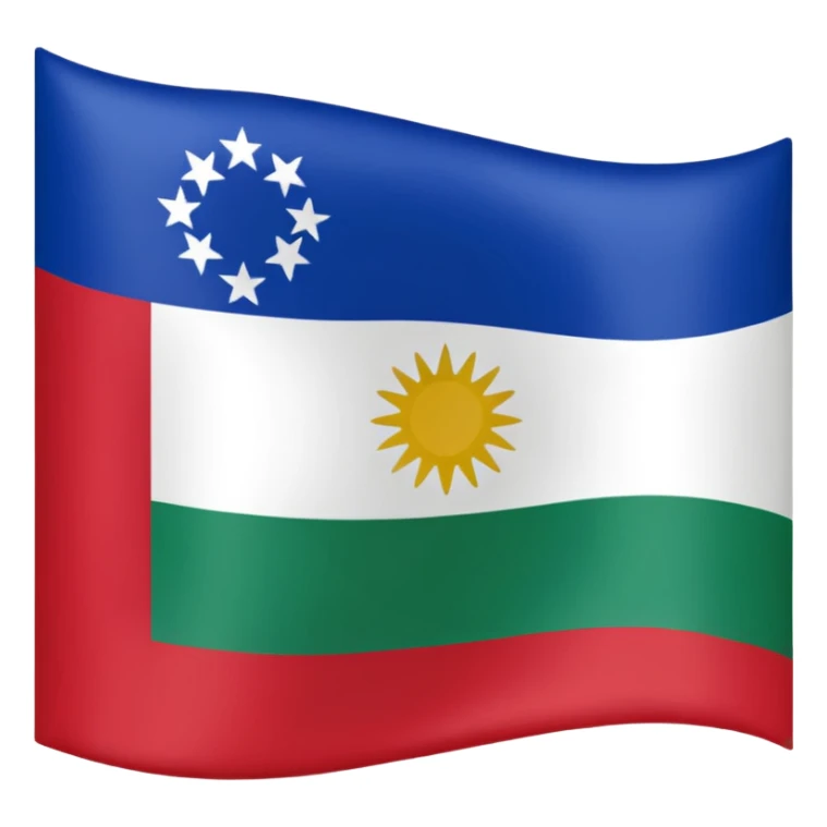 Mapuche flag sticker