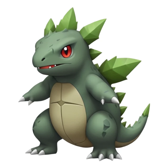 Larvitar-Axed-hybrid-Fakémon-creature (full body) sticker