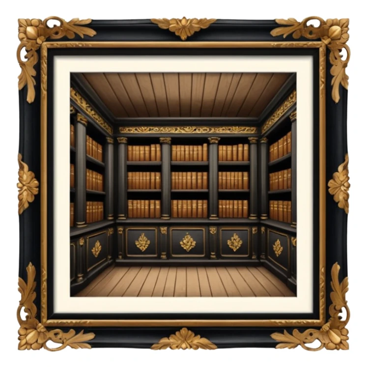 archives room 18th century sticker