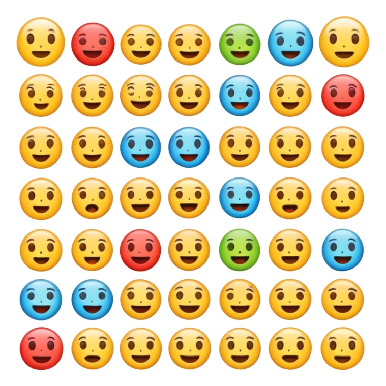 All over my emoji sticker