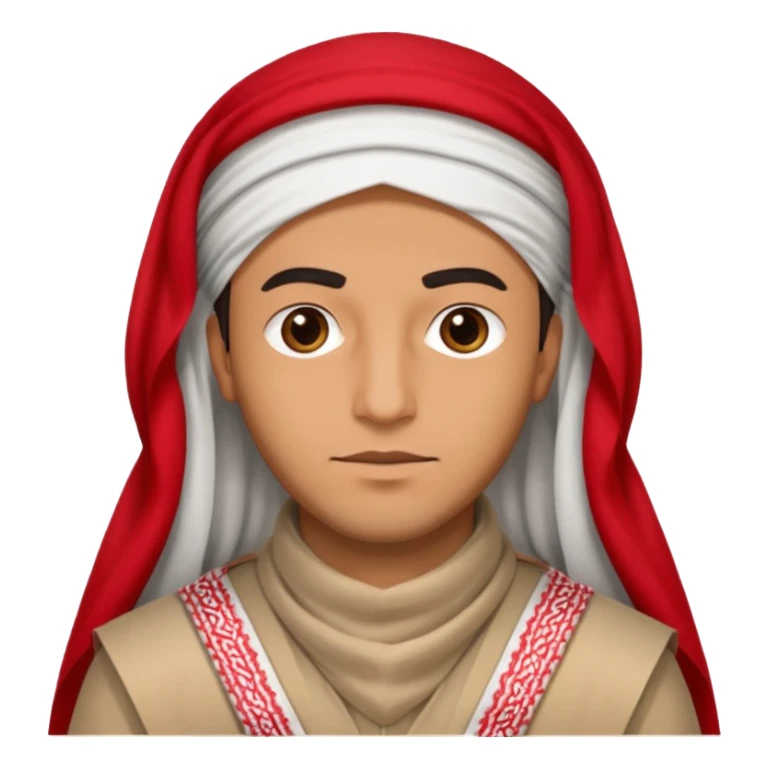 Emoji for a man wearing a Saudi Shemagh  sticker