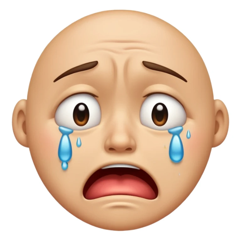 Loudly Crying Face sticker