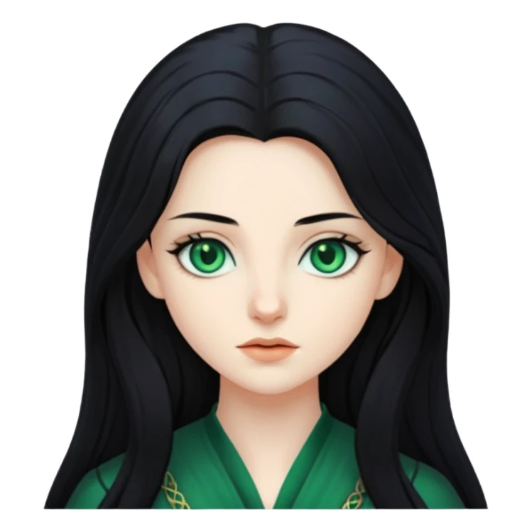 main chatacter from book thron of glass sticker