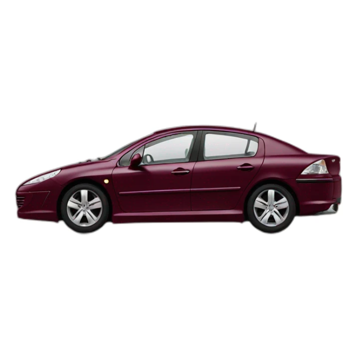 Peugeot 407 couleur bordeaux sticker