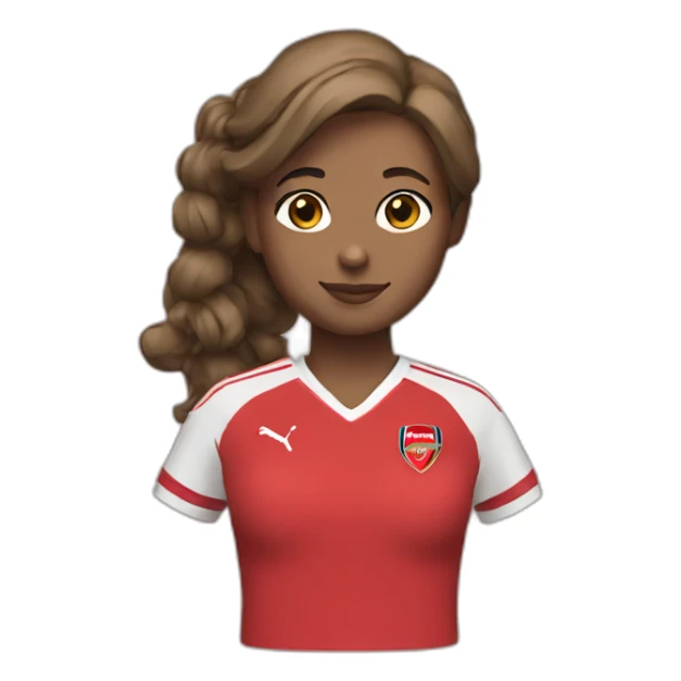 Arsenal women home kit sticker