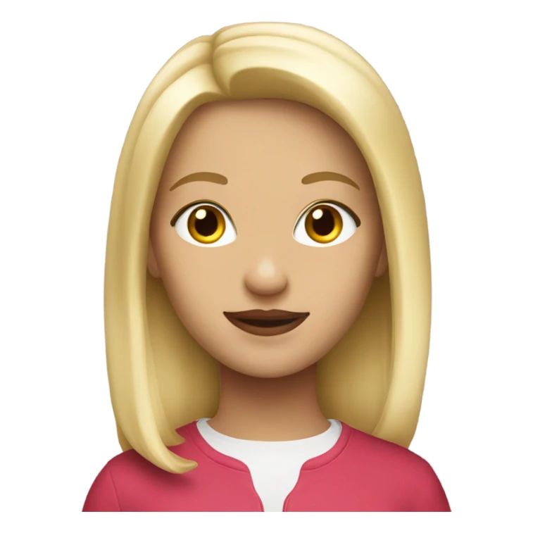 Blond girl in Milan  sticker