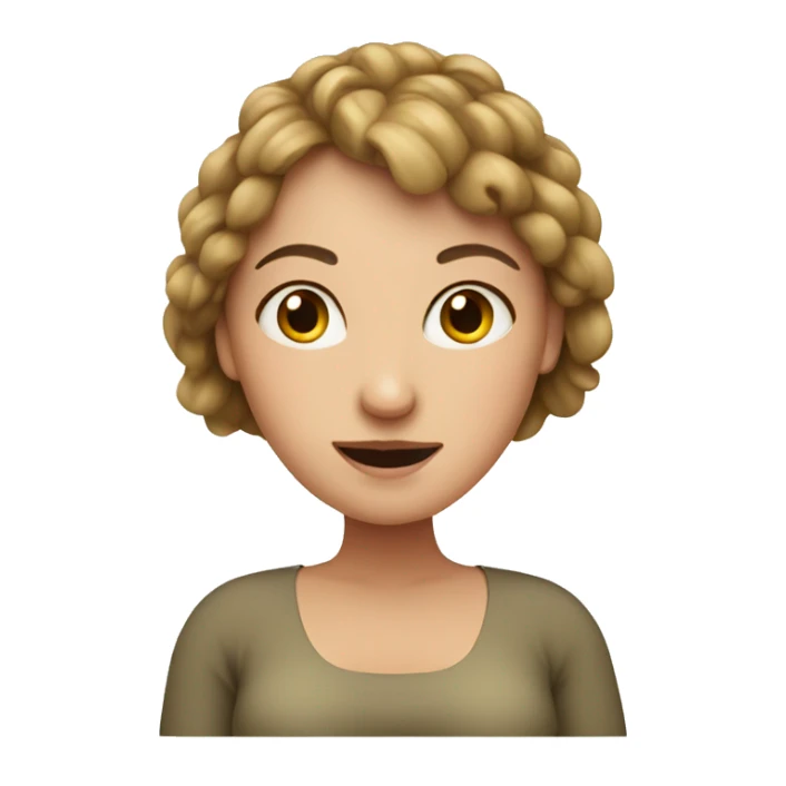 European pregnant woman sticker