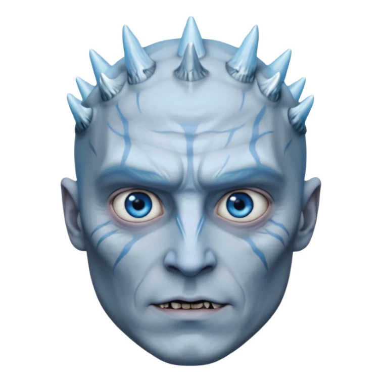 night king  from Games of throne character face only front face sticker