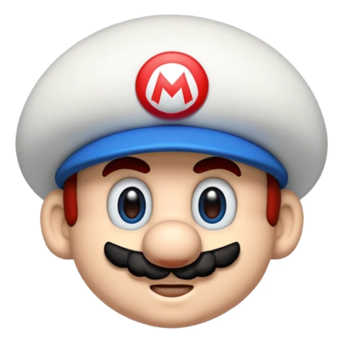 Ein Pudel im aussehen vom SuperMario Universum sticker
