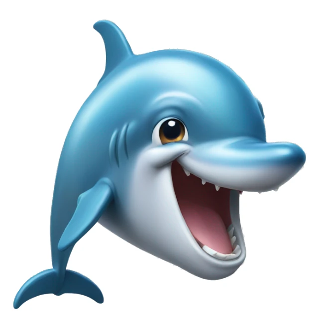 dolphin laugh sticker