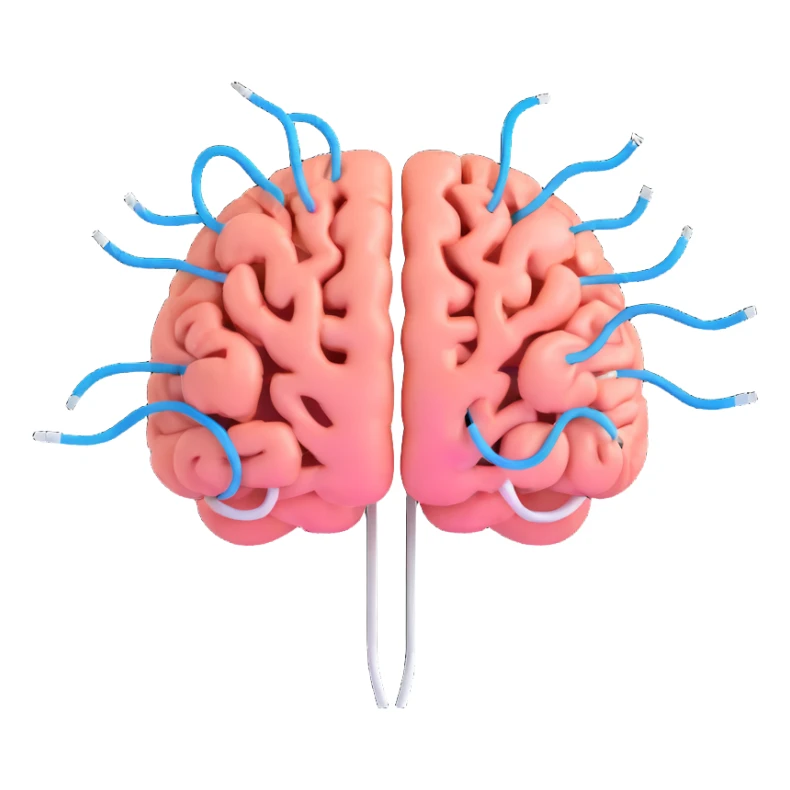 brain electric sticker