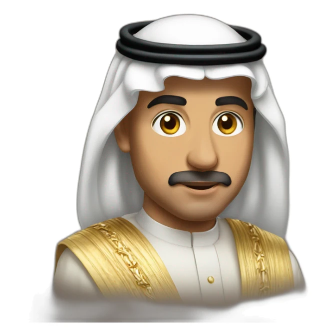 King Abdullah of Saudi Arabia sticker