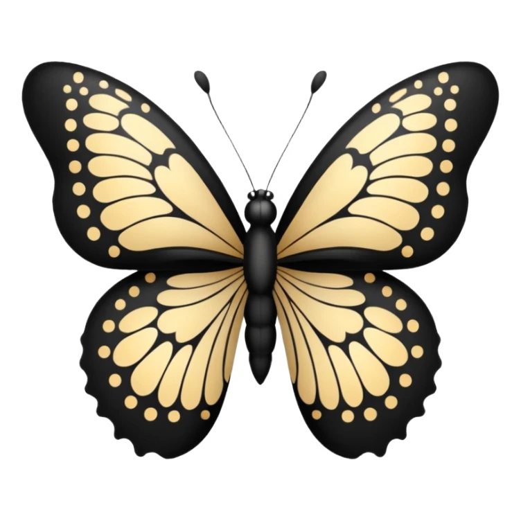 semi colon butterfly sticker