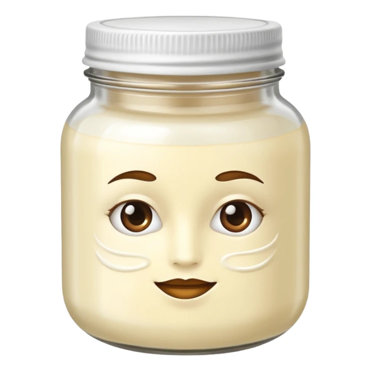 hair mask in a jar sticker